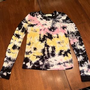 Tie Dye Top/thumb cut out